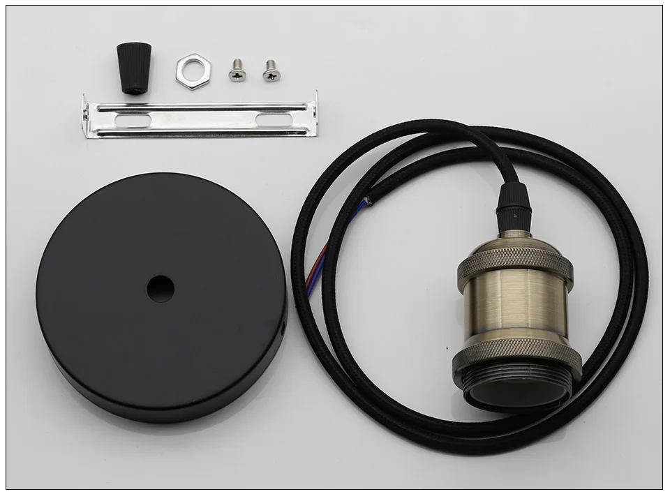 2Pcs/lot Vintage Lamp Holder E27 Socket Pendant Lights Edison Bulb Lamp Bases Socket Screw Base 85V-265V Switch Screw Fitting 2Pcs/lot Vintage Lamp Holder E27 Socket Pendant Lights Edison Bulb Lamp Bases Socket Screw Base 85V-265V Switch Screw Fitting