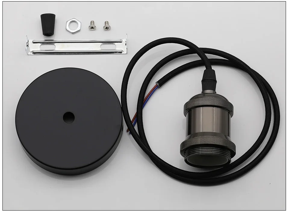 2Pcs/lot Vintage Lamp Holder E27 Socket Pendant Lights Edison Bulb Lamp Bases Socket Screw Base 85V-265V Switch Screw Fitting 2Pcs/lot Vintage Lamp Holder E27 Socket Pendant Lights Edison Bulb Lamp Bases Socket Screw Base 85V-265V Switch Screw Fitting