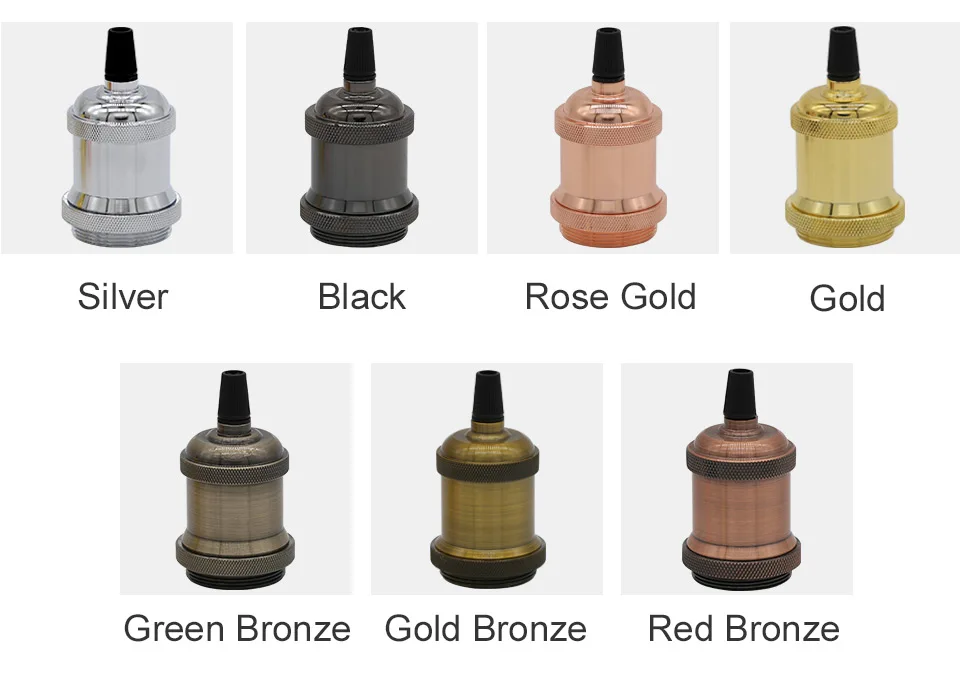 2Pcs/lot Vintage Lamp Holder E27 Socket Pendant Lights Edison Bulb Lamp Bases Socket Screw Base 85V-265V Switch Screw Fitting 2Pcs/lot Vintage Lamp Holder E27 Socket Pendant Lights Edison Bulb Lamp Bases Socket Screw Base 85V-265V Switch Screw Fitting