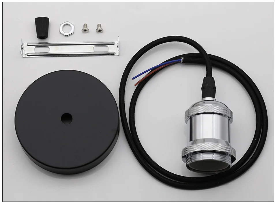 2Pcs/lot Vintage Lamp Holder E27 Socket Pendant Lights Edison Bulb Lamp Bases Socket Screw Base 85V-265V Switch Screw Fitting 2Pcs/lot Vintage Lamp Holder E27 Socket Pendant Lights Edison Bulb Lamp Bases Socket Screw Base 85V-265V Switch Screw Fitting