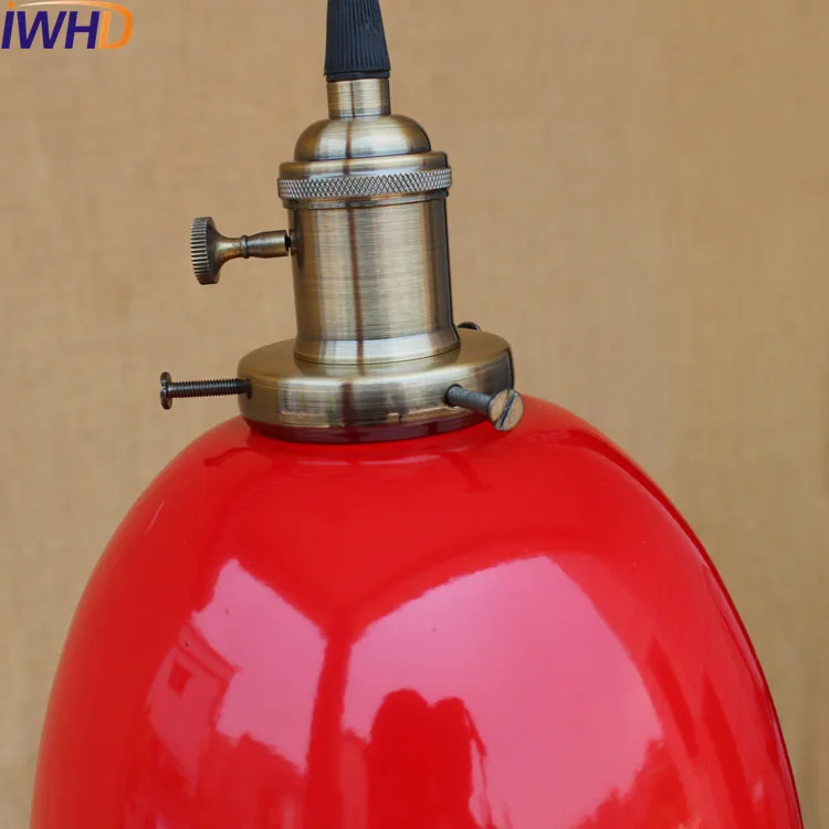 60W Retro Retro Loft Style Edison Vintage Industrial Pendant Light Lamp with White Metal Plate Shade,Luminarias