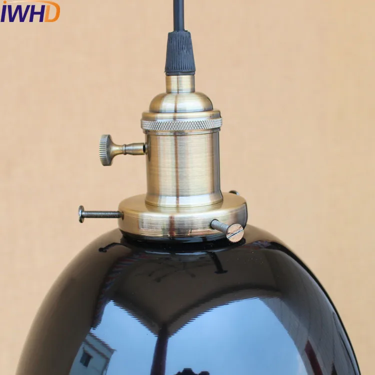 60W Retro Retro Loft Style Edison Vintage Industrial Pendant Light Lamp with White Metal Plate Shade,Luminarias