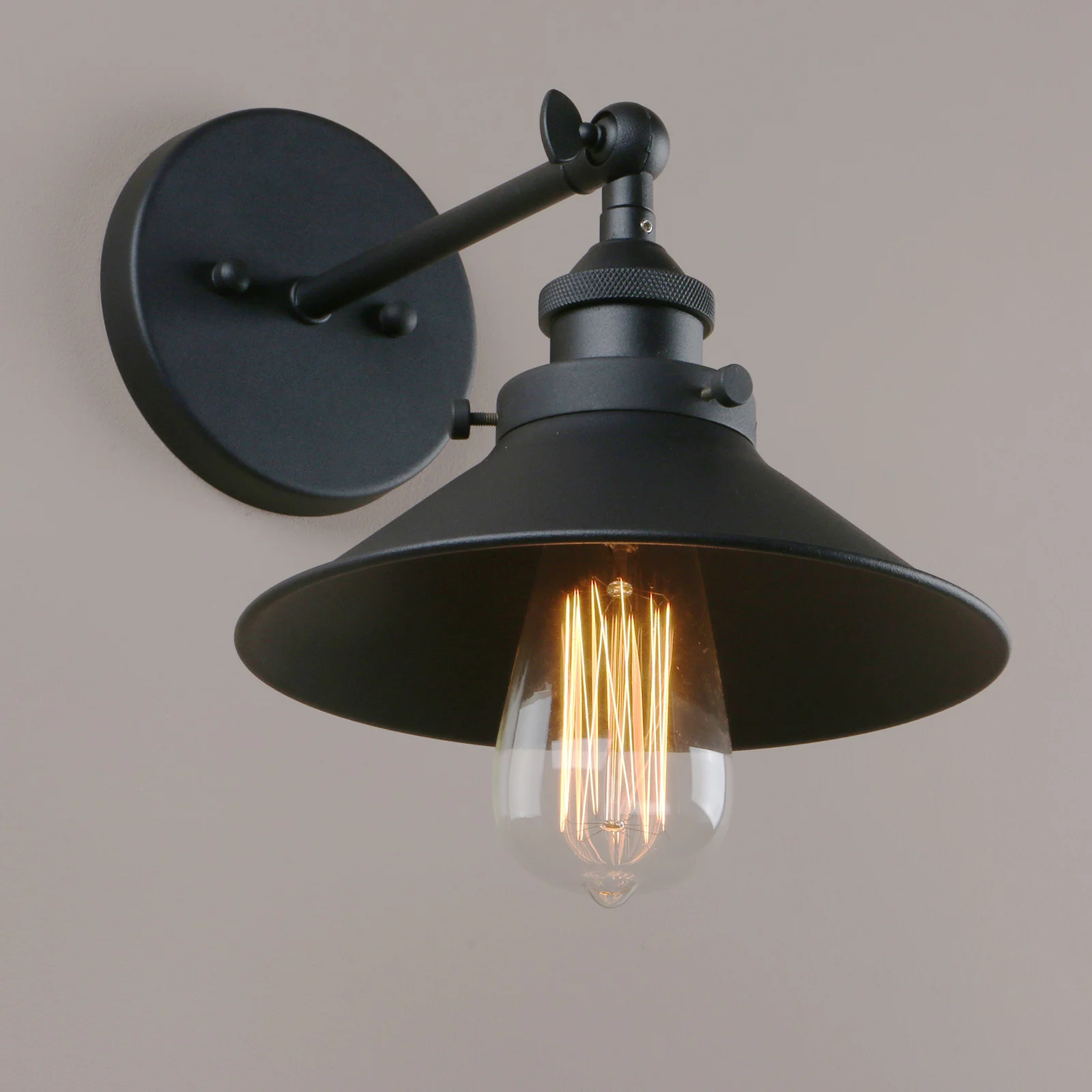 Permo 7.87 Inches Vintage Industrial Metal Wall Sconce Lighting 180 Degree Adjustable Wall Lamp Permo 7.87 Inches Vintage Industrial Metal Wall Sconce Lighting 180 Degree Adjustable Wall Lamp