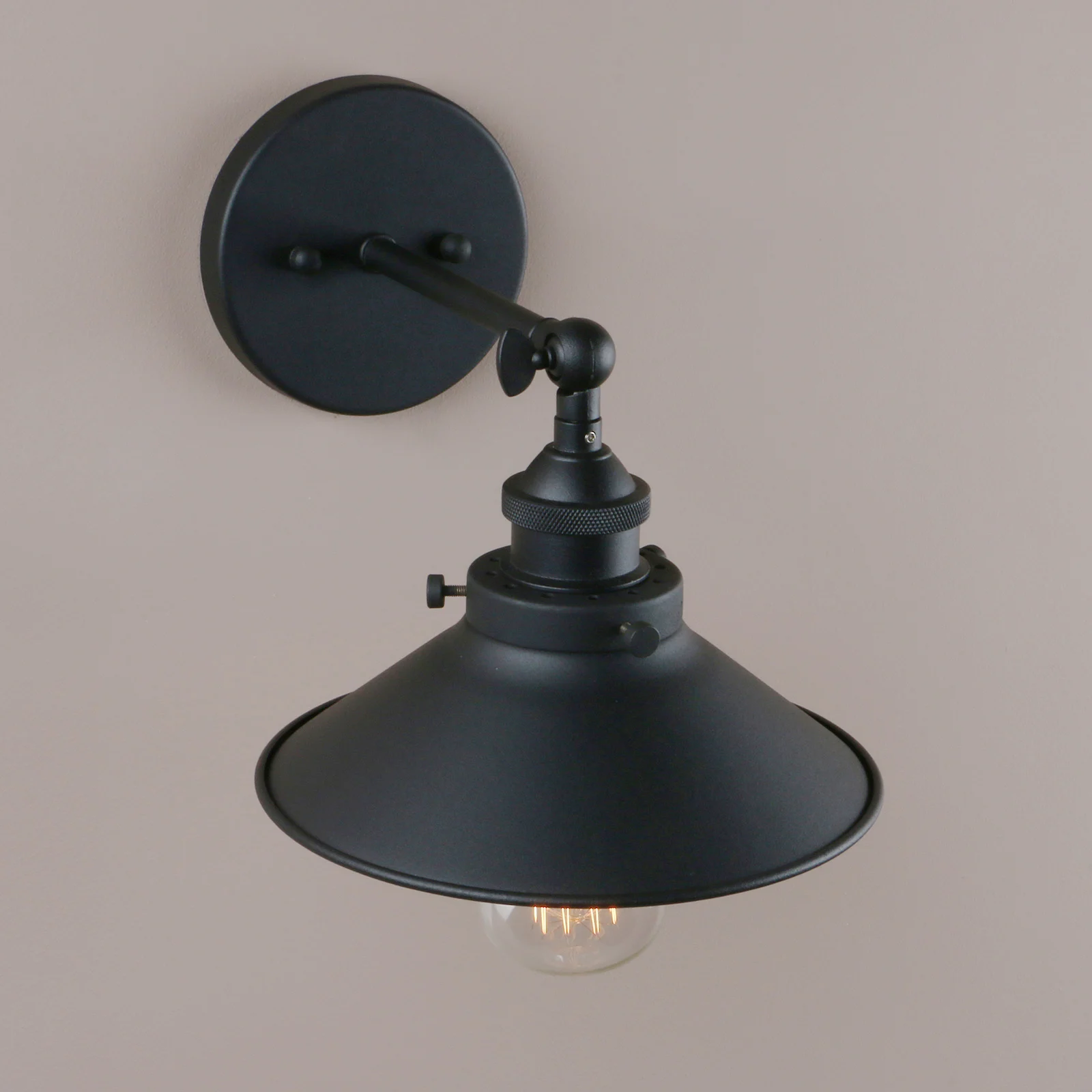 Permo 7.87 Inches Vintage Industrial Metal Wall Sconce Lighting 180 Degree Adjustable Wall Lamp Permo 7.87 Inches Vintage Industrial Metal Wall Sconce Lighting 180 Degree Adjustable Wall Lamp