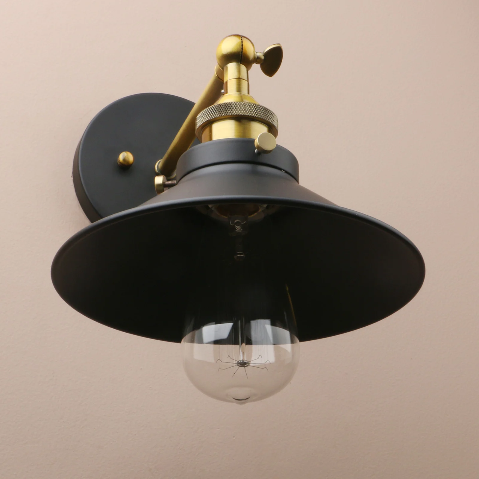 Permo 7.87 Inches Vintage Industrial Metal Wall Sconce Lighting 180 Degree Adjustable Wall Lamp Permo 7.87 Inches Vintage Industrial Metal Wall Sconce Lighting 180 Degree Adjustable Wall Lamp