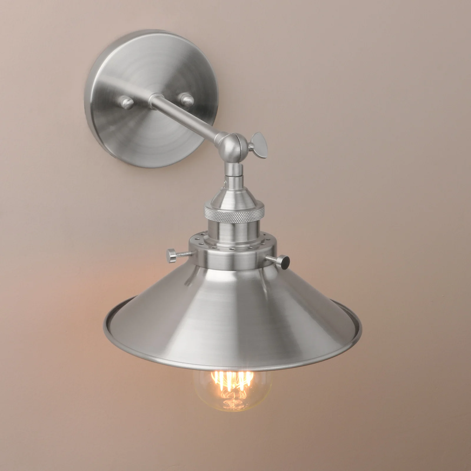 Permo 7.87 Inches Vintage Industrial Metal Wall Sconce Lighting 180 Degree Adjustable Wall Lamp Permo 7.87 Inches Vintage Industrial Metal Wall Sconce Lighting 180 Degree Adjustable Wall Lamp