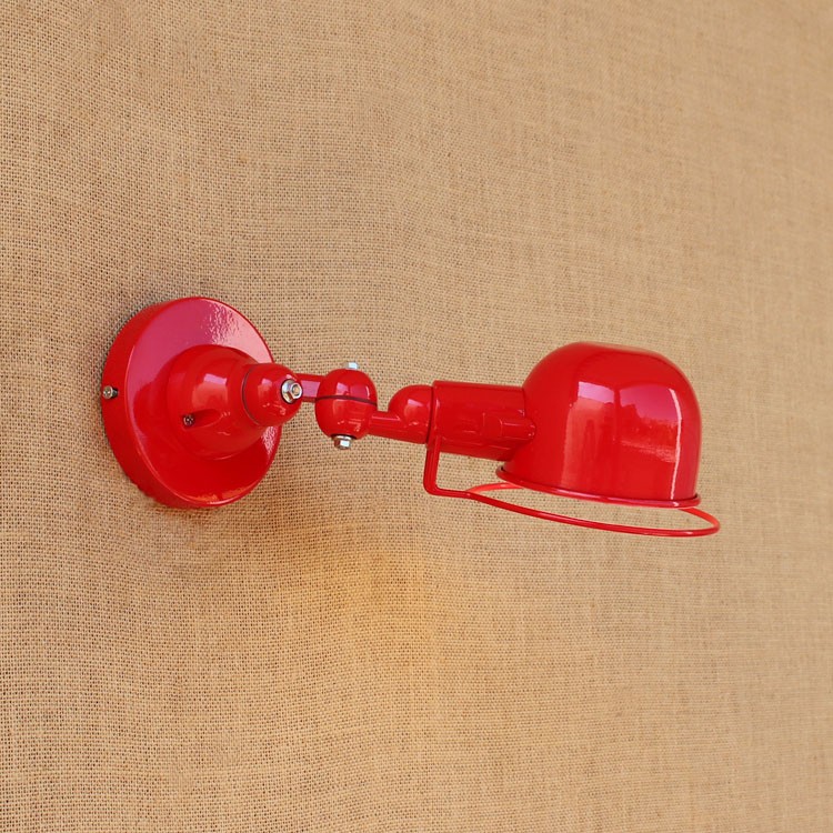 Red Loft Style Retro LED Wall Light Fixtures Adjustable Swing Arm Lamp Industrial Vintage Wall Sconce Arandela Home Lighting Red Loft Style Retro LED Wall Light Fixtures Adjustable Swing Arm Lamp Industrial Vintage Wall Sconce Arandela Home Lighting