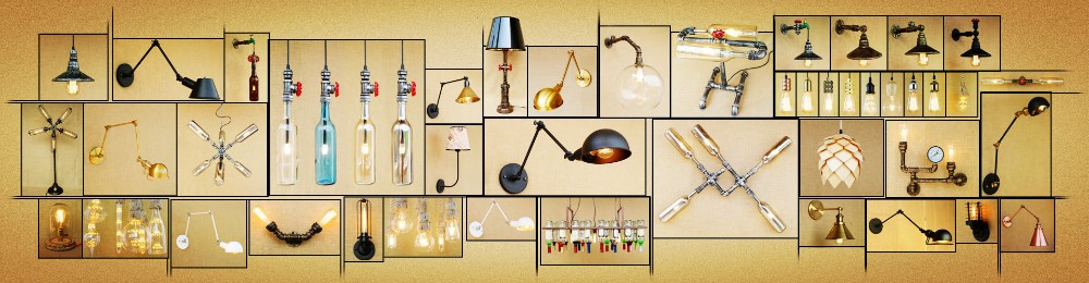 Red Loft Style Retro LED Wall Light Fixtures Adjustable Swing Arm Lamp Industrial Vintage Wall Sconce Arandela Home Lighting