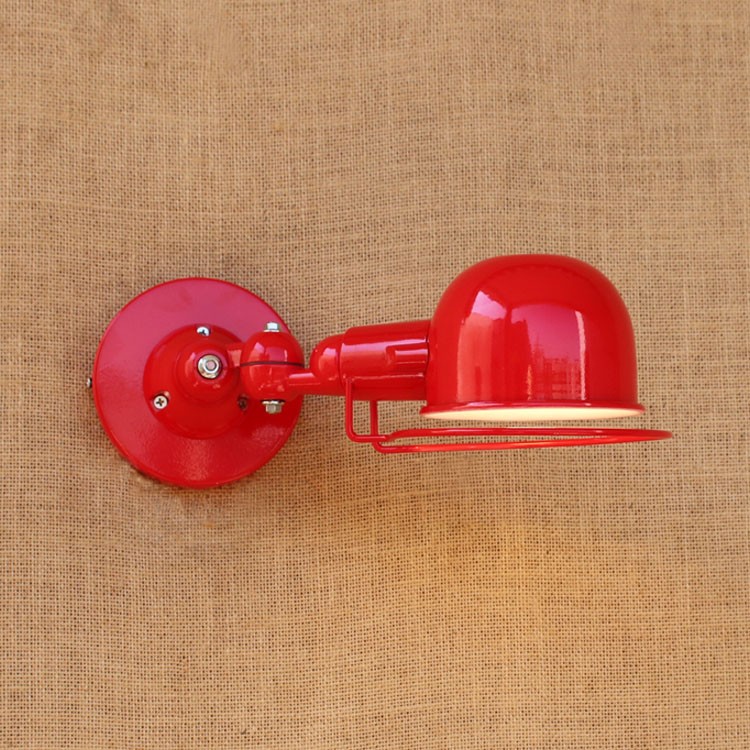Red Loft Style Retro LED Wall Light Fixtures Adjustable Swing Arm Lamp Industrial Vintage Wall Sconce Arandela Home Lighting Red Loft Style Retro LED Wall Light Fixtures Adjustable Swing Arm Lamp Industrial Vintage Wall Sconce Arandela Home Lighting