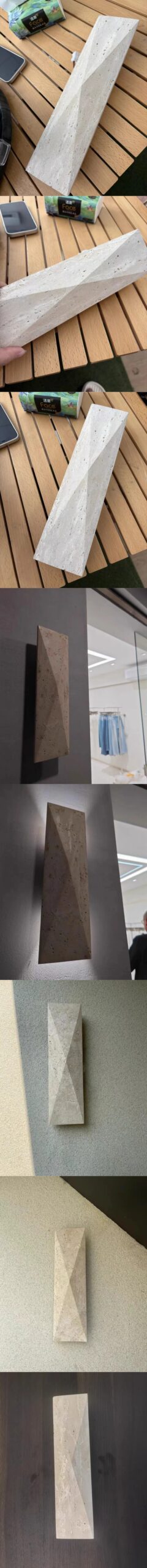 IWHD Industrial Vintage LED Wall Lamp With Switch Yellow Travertine Stone Staircase Lighting Bathroom Mirror Light Aplique Pared