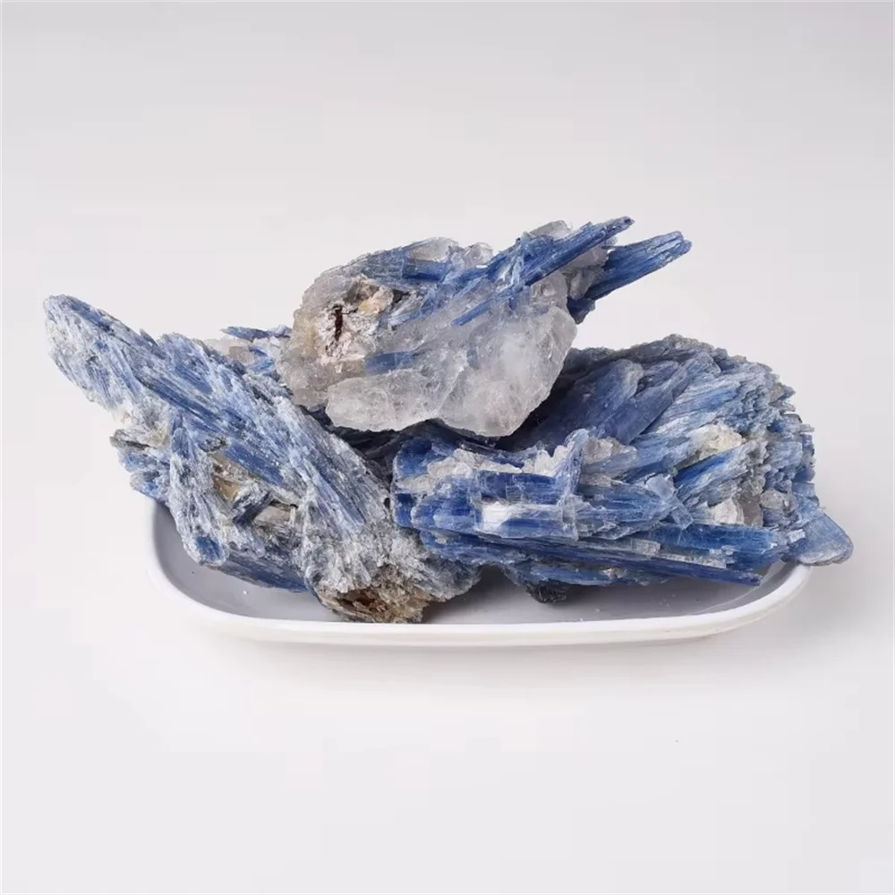 Wholesale 100% Natural Blue Kyanite Mineral Specimen Stones Kyanite Rough Raw Healing Mineral Stones Feng Shui Decoration