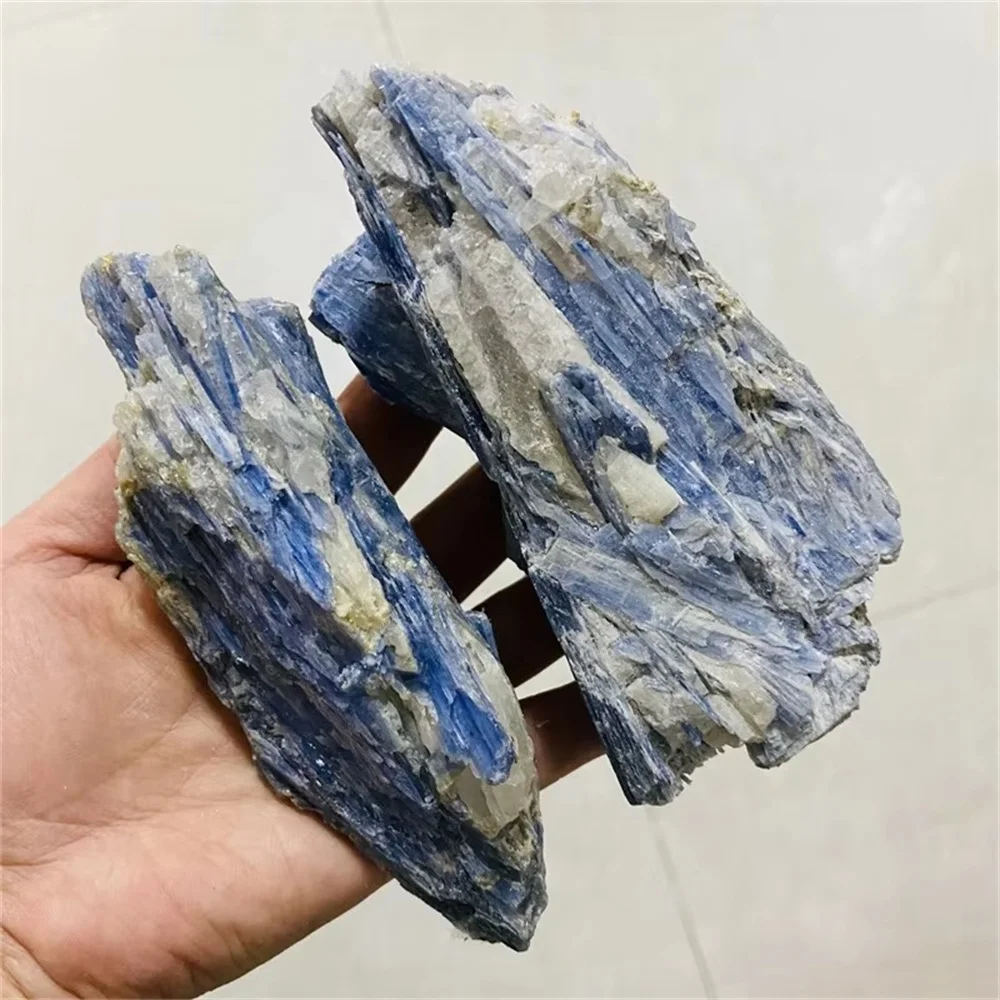 Wholesale 100% Natural Blue Kyanite Mineral Specimen Stones Kyanite Rough Raw Healing Mineral Stones Feng Shui Decoration