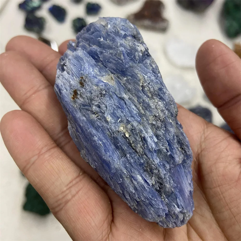 Wholesale 100% Natural Blue Kyanite Mineral Specimen Stones Kyanite Rough Raw Healing Mineral Stones Feng Shui Decoration