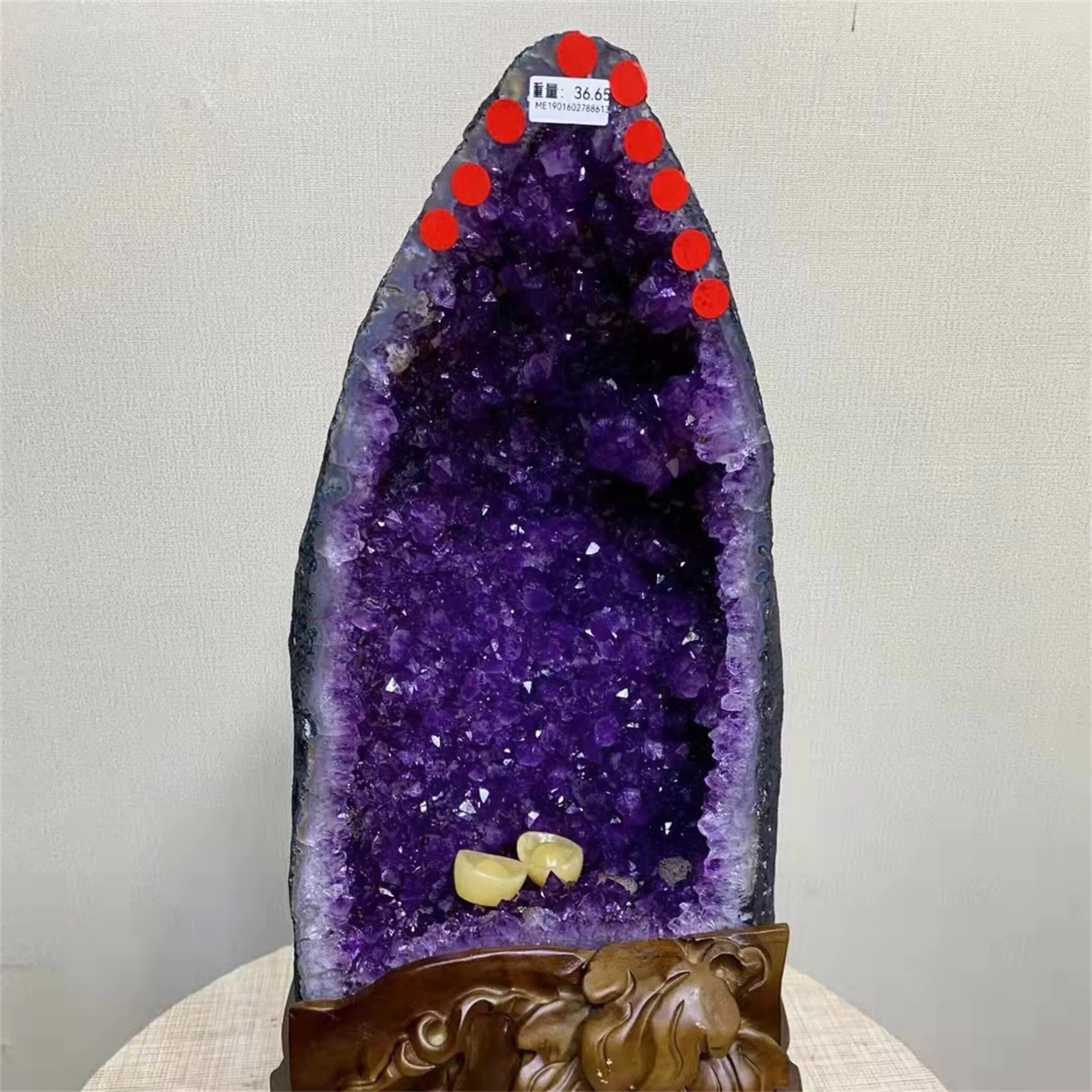 Huge! Natural Uruguayan Amethyst Cluster, Purple Crystal Stone Energy Cave, Mineral, Reiki, Healing Wealth, Opening Gift