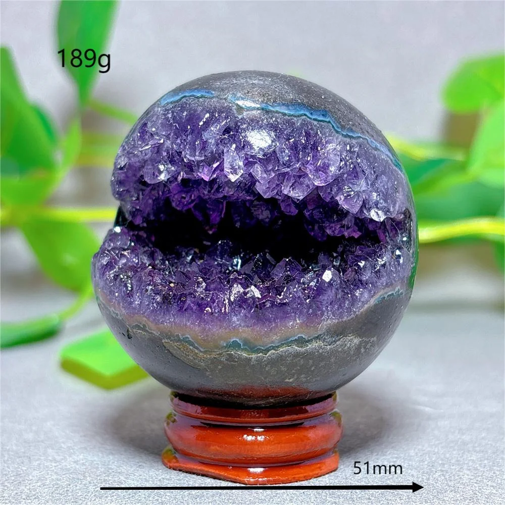 Open Face Amethyst Cluster Sphere Crystal Natural Quartz Stone Home Decoration Minerals Gifts Energy Healing +Stand Crystals Open Face Amethyst Cluster Sphere Crystal Natural Quartz Stone Home Decoration Minerals Gifts Energy Healing +Stand Crystals