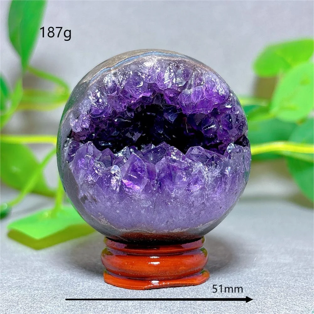 Open Face Amethyst Cluster Sphere Crystal Natural Quartz Stone Home Decoration Minerals Gifts Energy Healing +Stand Crystals Open Face Amethyst Cluster Sphere Crystal Natural Quartz Stone Home Decoration Minerals Gifts Energy Healing +Stand Crystals