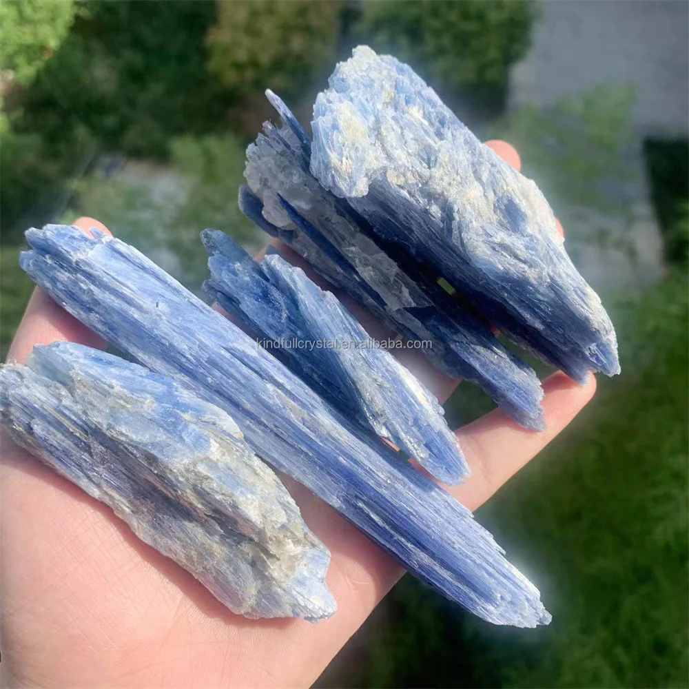 Precious Natural Mineral Kyanite Crystal Specimen Stone Raw Gemstone Chip For Reiki Healing Blue Calcite Collect Jewelry 1pc Precious Natural Mineral Kyanite Crystal Specimen Stone Raw Gemstone Chip For Reiki Healing Blue Calcite Collect Jewelry 1pc