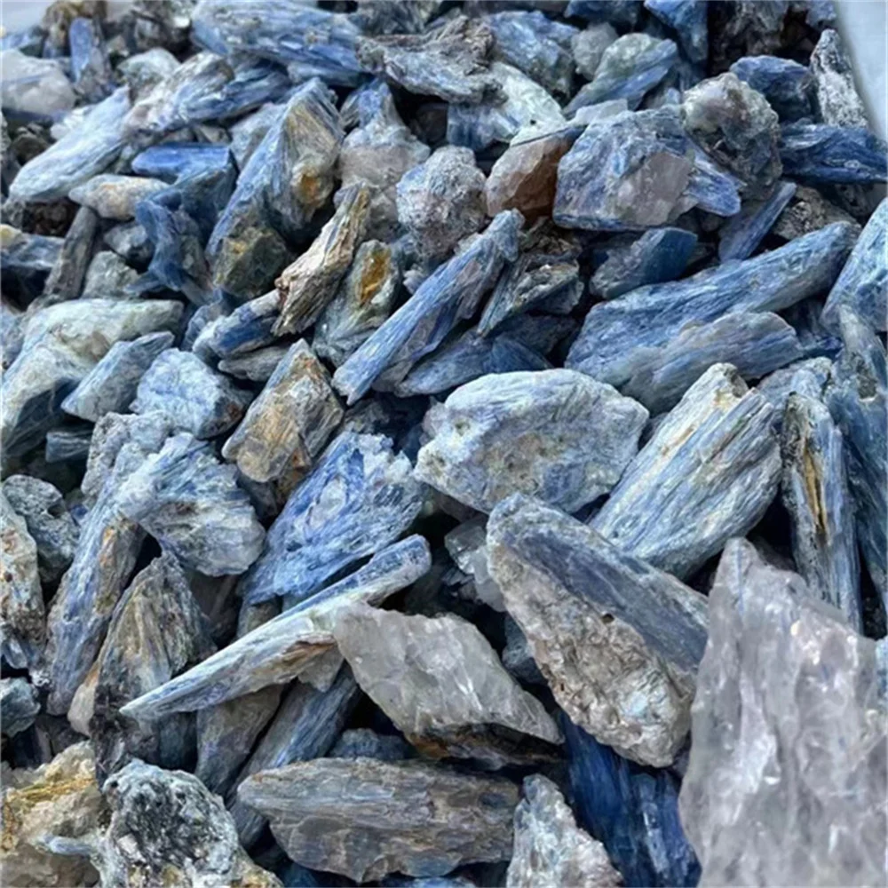 Precious Natural Mineral Kyanite Crystal Specimen Stone Raw Gemstone Chip For Reiki Healing Blue Calcite Collect Jewelry 1pc Precious Natural Mineral Kyanite Crystal Specimen Stone Raw Gemstone Chip For Reiki Healing Blue Calcite Collect Jewelry 1pc