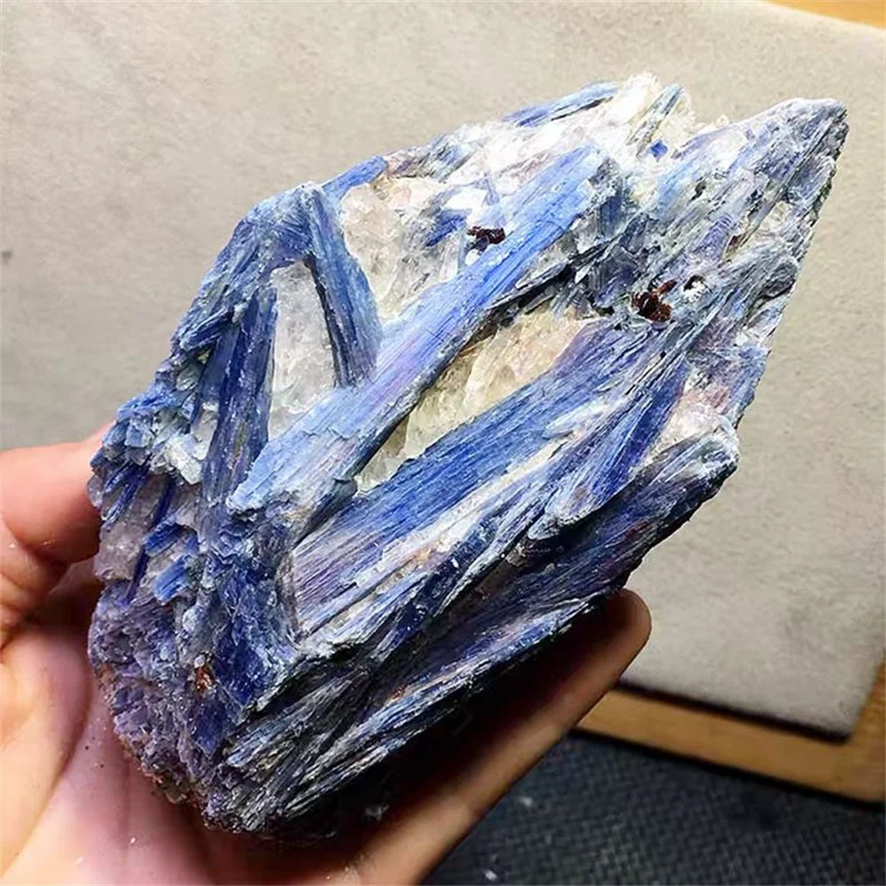 Precious Natural Mineral Kyanite Crystal Specimen Stone Raw Gemstone Chip For Reiki Healing Blue Calcite Collect Jewelry 1pc Precious Natural Mineral Kyanite Crystal Specimen Stone Raw Gemstone Chip For Reiki Healing Blue Calcite Collect Jewelry 1pc