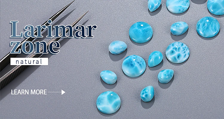 925 Sterling Silver Jewelry Gifts Classic Pendant Necklace Natural Precious Larimar Retro Woman Oval Charm Rhodium Plated Gold