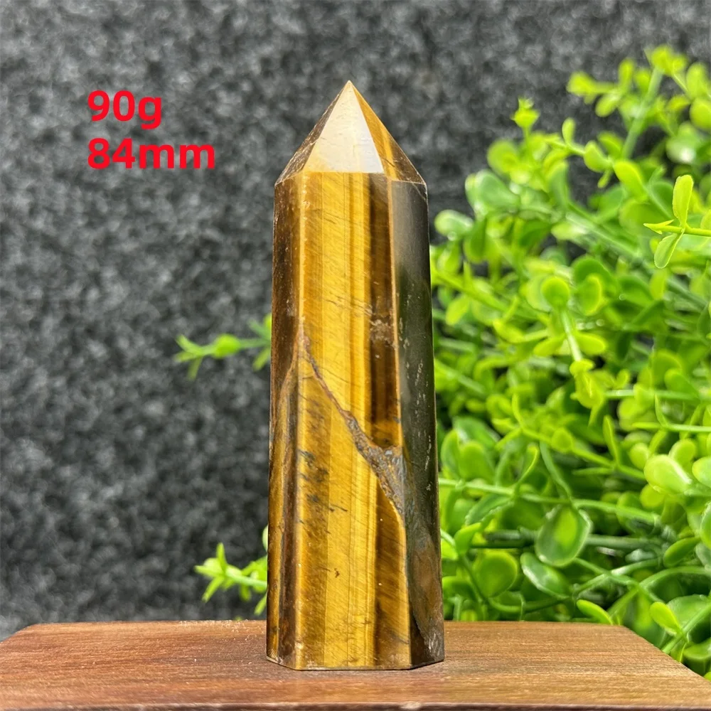 Natural Yellow Tiger Eye Crystal Tower Wand Reiki Energy Meditation Chakra Healing Wand Home Decoration Feng Shui Ornament Natural Yellow Tiger Eye Crystal Tower Wand Reiki Energy Meditation Chakra Healing Wand Home Decoration Feng Shui Ornament