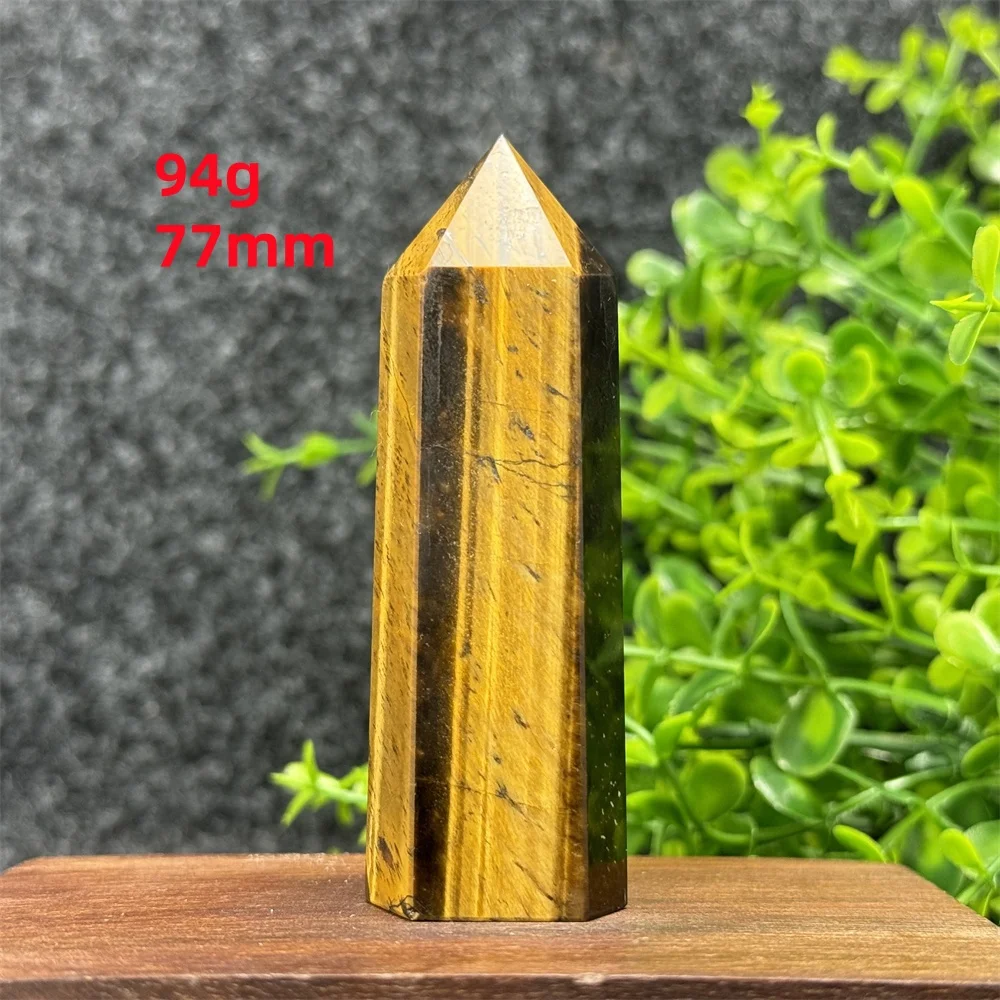 Natural Yellow Tiger Eye Crystal Tower Wand Reiki Energy Meditation Chakra Healing Wand Home Decoration Feng Shui Ornament Natural Yellow Tiger Eye Crystal Tower Wand Reiki Energy Meditation Chakra Healing Wand Home Decoration Feng Shui Ornament
