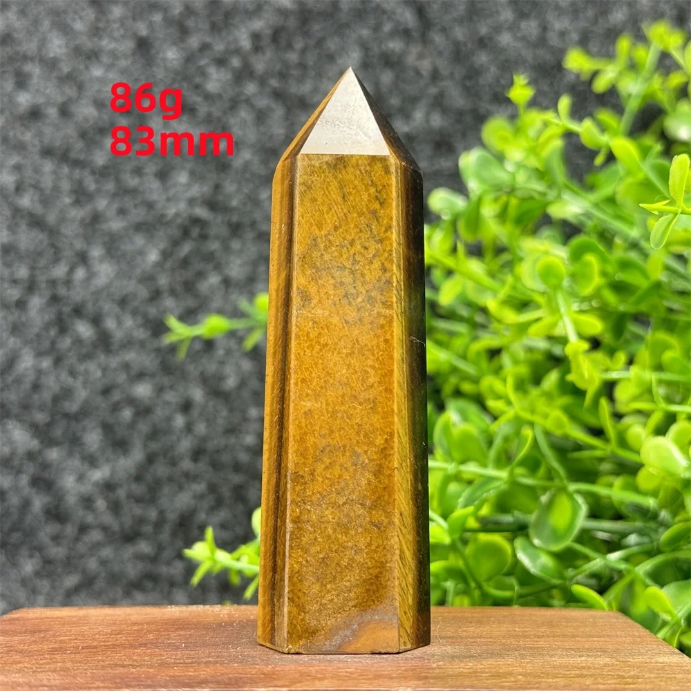 Natural Yellow Tiger Eye Crystal Tower Wand Reiki Energy Meditation Chakra Healing Wand Home Decoration Feng Shui Ornament Natural Yellow Tiger Eye Crystal Tower Wand Reiki Energy Meditation Chakra Healing Wand Home Decoration Feng Shui Ornament