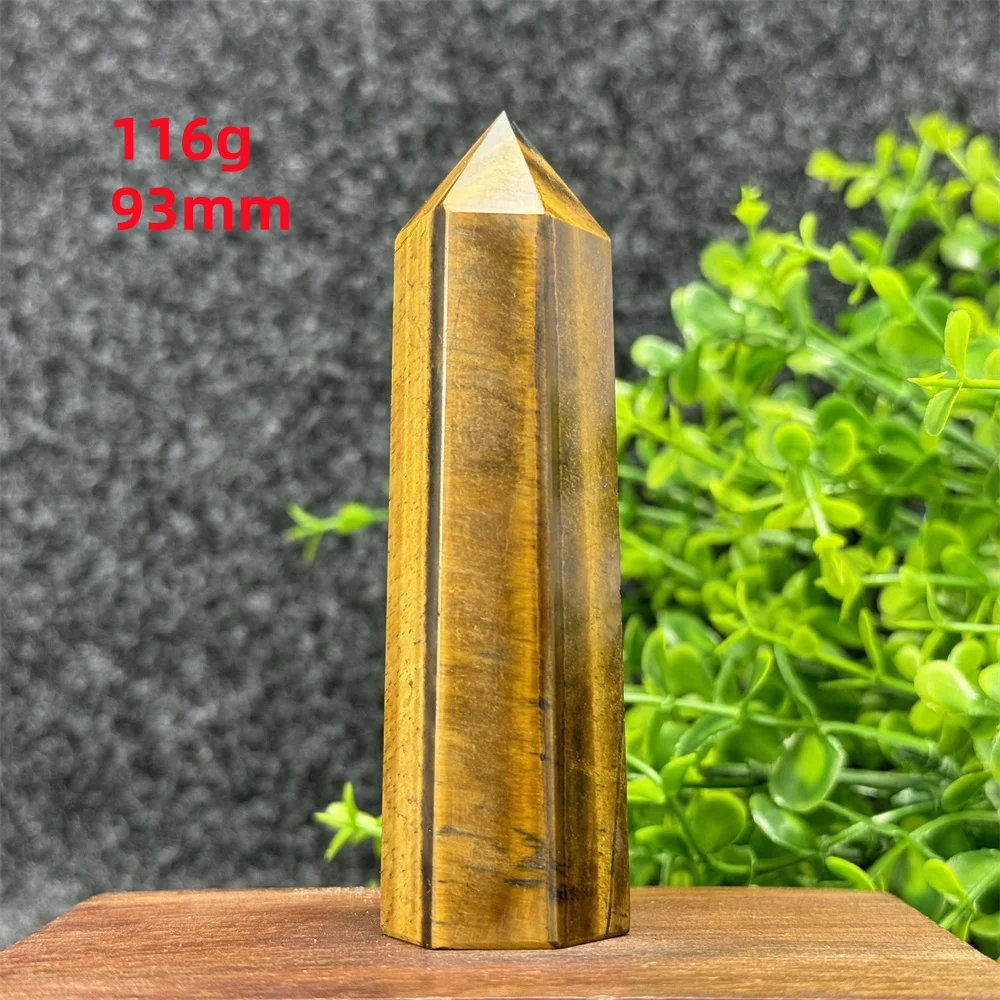 Natural Yellow Tiger Eye Crystal Tower Wand Reiki Energy Meditation Chakra Healing Wand Home Decoration Feng Shui Ornament Natural Yellow Tiger Eye Crystal Tower Wand Reiki Energy Meditation Chakra Healing Wand Home Decoration Feng Shui Ornament