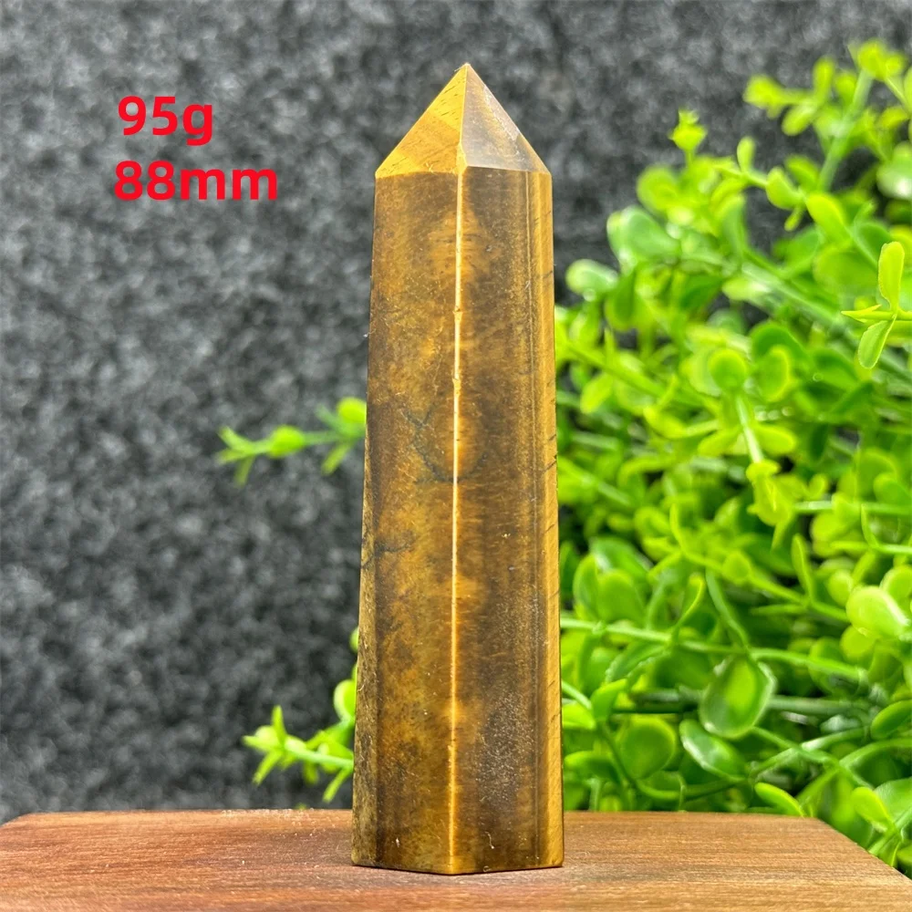 Natural Yellow Tiger Eye Crystal Tower Wand Reiki Energy Meditation Chakra Healing Wand Home Decoration Feng Shui Ornament Natural Yellow Tiger Eye Crystal Tower Wand Reiki Energy Meditation Chakra Healing Wand Home Decoration Feng Shui Ornament