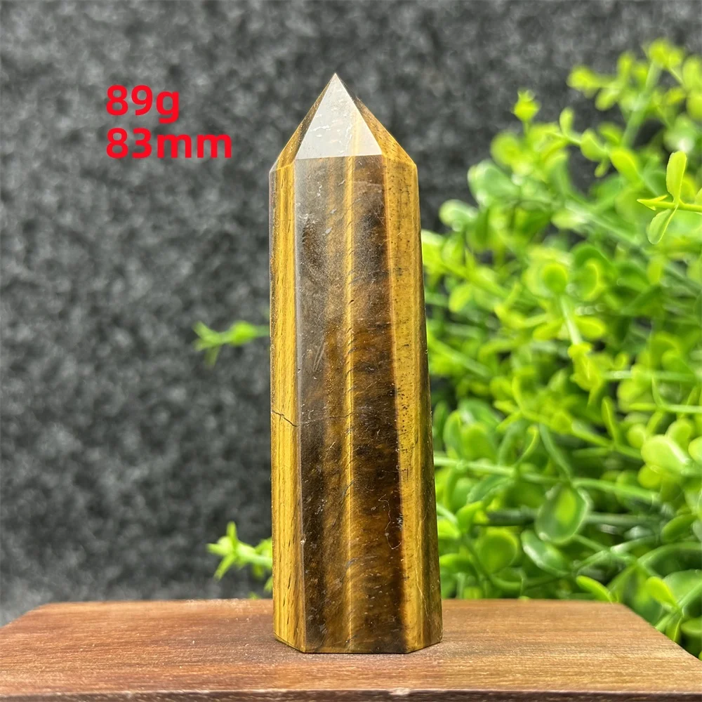 Natural Yellow Tiger Eye Crystal Tower Wand Reiki Energy Meditation Chakra Healing Wand Home Decoration Feng Shui Ornament Natural Yellow Tiger Eye Crystal Tower Wand Reiki Energy Meditation Chakra Healing Wand Home Decoration Feng Shui Ornament