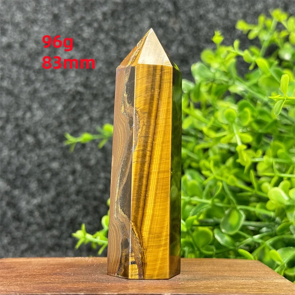Natural Yellow Tiger Eye Crystal Tower Wand Reiki Energy Meditation Chakra Healing Wand Home Decoration Feng Shui Ornament Natural Yellow Tiger Eye Crystal Tower Wand Reiki Energy Meditation Chakra Healing Wand Home Decoration Feng Shui Ornament