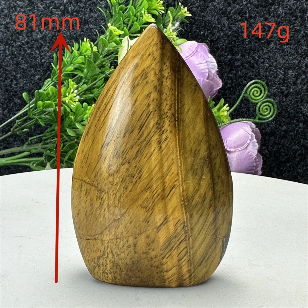 Natural crystal stone flame shaped ornaments opal tiger eye stone carving crafts torch specimens home decoration gifts healing a Natural crystal stone flame shaped ornaments opal tiger eye stone carving crafts torch specimens home decoration gifts healing a