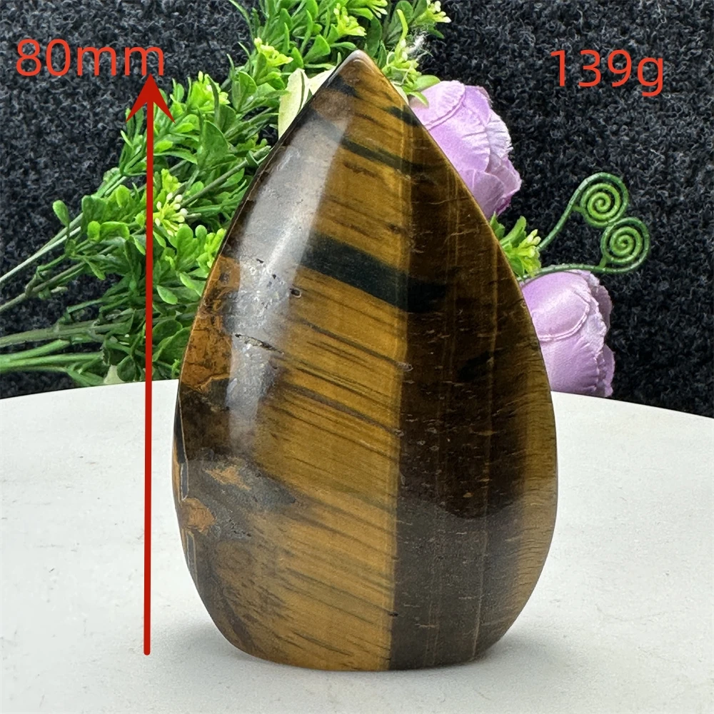 Natural crystal stone flame shaped ornaments opal tiger eye stone carving crafts torch specimens home decoration gifts healing a Natural crystal stone flame shaped ornaments opal tiger eye stone carving crafts torch specimens home decoration gifts healing a