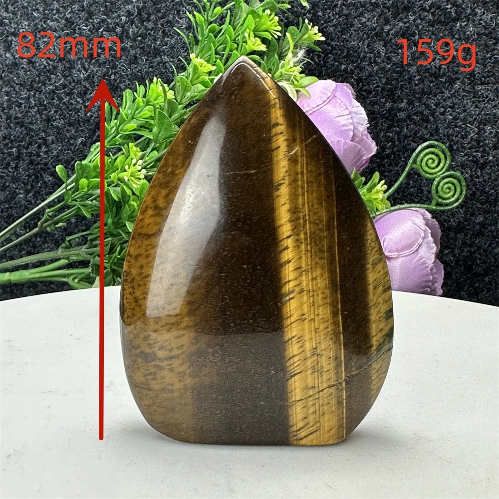 Natural crystal stone flame shaped ornaments opal tiger eye stone carving crafts torch specimens home decoration gifts healing a Natural crystal stone flame shaped ornaments opal tiger eye stone carving crafts torch specimens home decoration gifts healing a