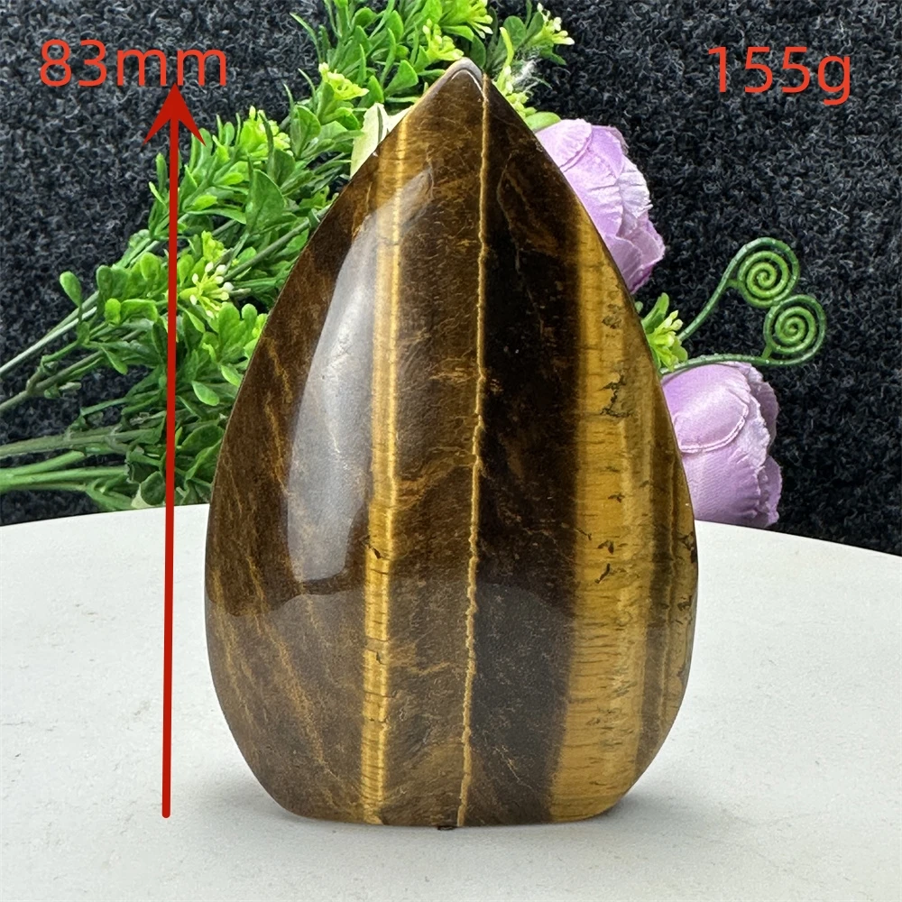 Natural crystal stone flame shaped ornaments opal tiger eye stone carving crafts torch specimens home decoration gifts healing a Natural crystal stone flame shaped ornaments opal tiger eye stone carving crafts torch specimens home decoration gifts healing a