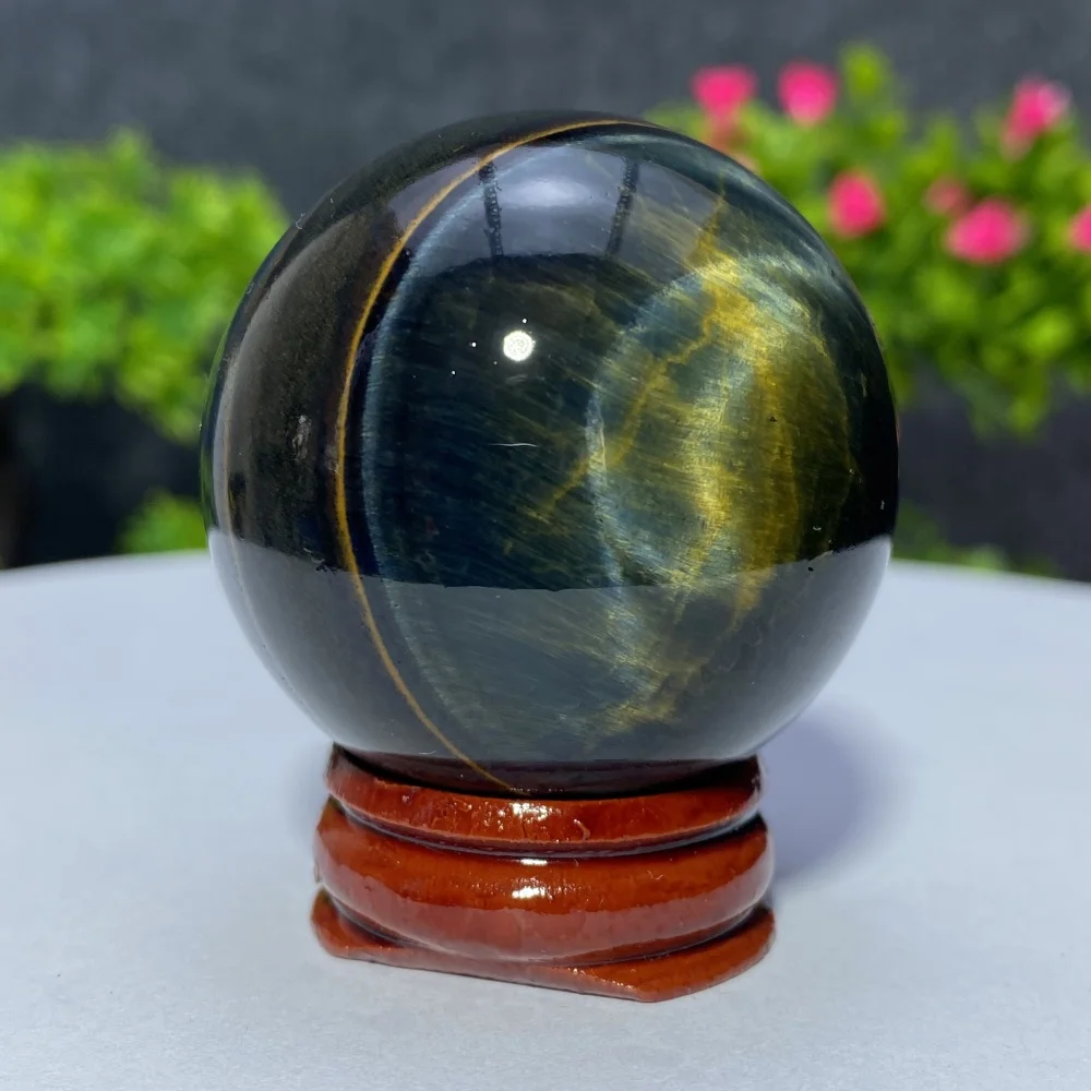 Blue Yellow Tiger Eye Ball Natural Crystal Sphere Mineral Gem Specimen Spiritual Meditation Reiki Healing Stone Home Decoration Blue Yellow Tiger Eye Ball Natural Crystal Sphere Mineral Gem Specimen Spiritual Meditation Reiki Healing Stone Home Decoration