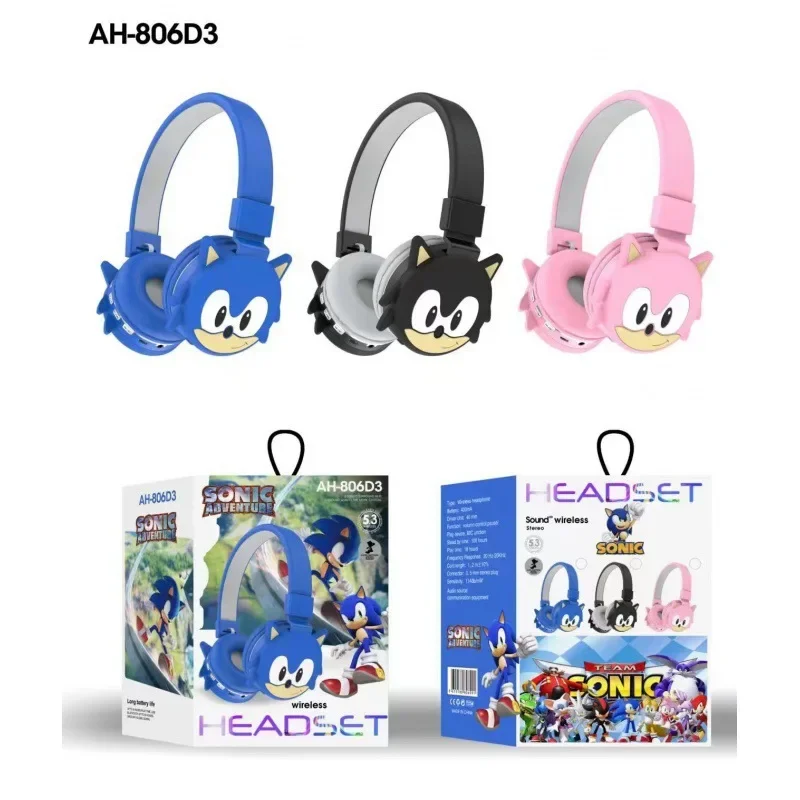 New Sonices Wireless Bluetooth Headphones Children's Headwear Anime Cartoon Cute Wireless Headset Birthday Gifts for Kids Adults New Sonices Wireless Bluetooth Headphones Children's Headwear Anime Cartoon Cute Wireless Headset Birthday Gifts for Kids Adults