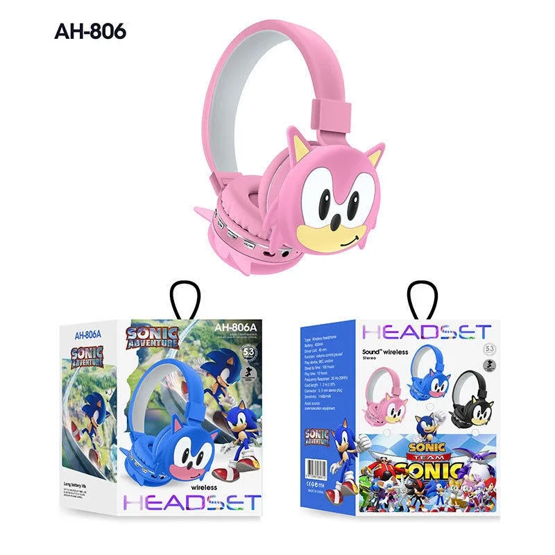 New Sonices Wireless Bluetooth Headphones Children's Headwear Anime Cartoon Cute Wireless Headset Birthday Gifts for Kids Adults New Sonices Wireless Bluetooth Headphones Children's Headwear Anime Cartoon Cute Wireless Headset Birthday Gifts for Kids Adults