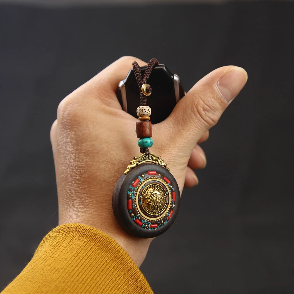 Chinese Sandalwood Lotus Keychain Lucky Charm Unisex Handmade Wooden Bag Pendant Gift for Men Women Vintage Jewelry Accessories Chinese Sandalwood Lotus Keychain Lucky Charm Unisex Handmade Wooden Bag Pendant Gift for Men Women Vintage Jewelry Accessories