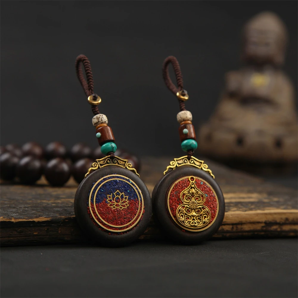 Chinese Sandalwood Lotus Keychain Lucky Charm Unisex Handmade Wooden Bag Pendant Gift for Men Women Vintage Jewelry Accessories Chinese Sandalwood Lotus Keychain Lucky Charm Unisex Handmade Wooden Bag Pendant Gift for Men Women Vintage Jewelry Accessories