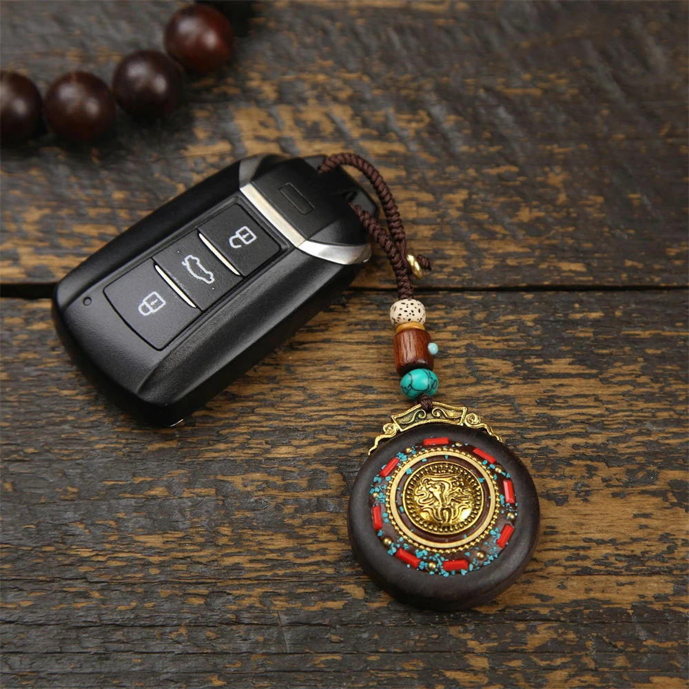 Chinese Sandalwood Lotus Keychain Lucky Charm Unisex Handmade Wooden Bag Pendant Gift for Men Women Vintage Jewelry Accessories Chinese Sandalwood Lotus Keychain Lucky Charm Unisex Handmade Wooden Bag Pendant Gift for Men Women Vintage Jewelry Accessories