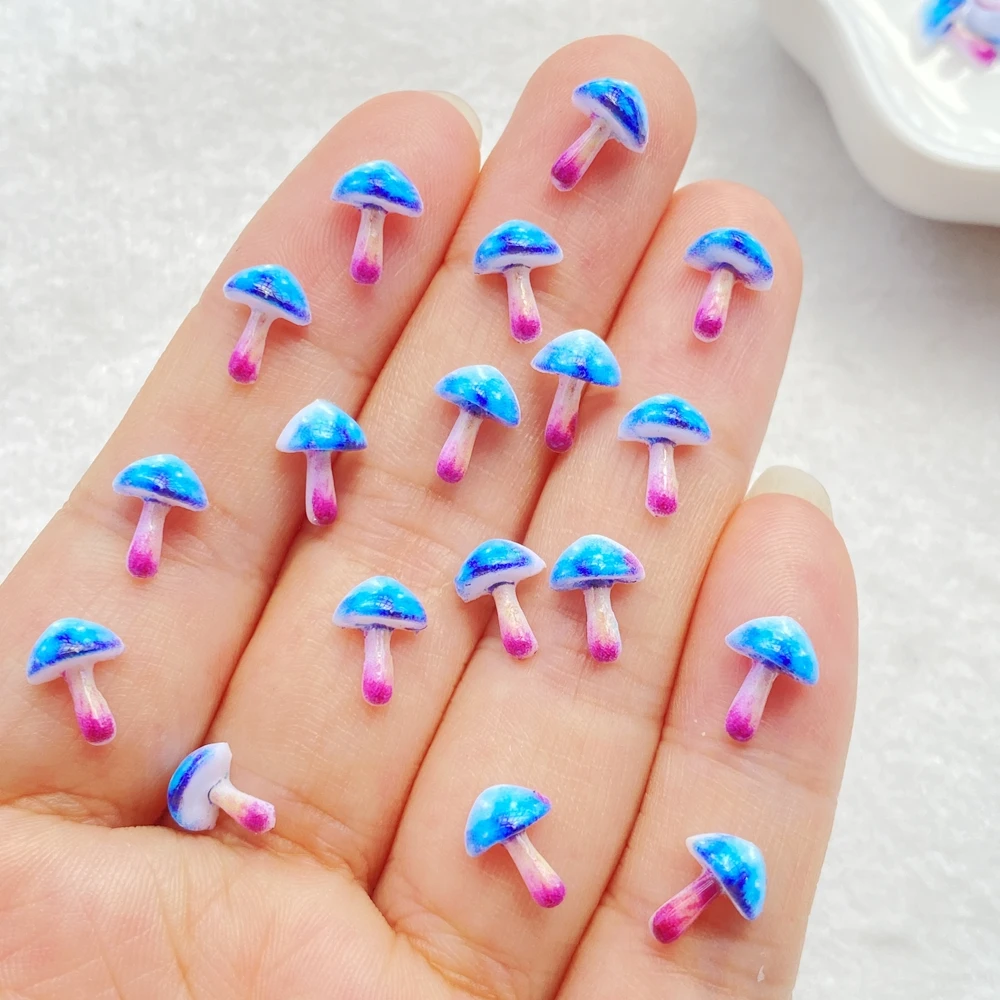 50pcs Resin Cute 3D mini Colorful Mushrooms Flat Back Rhinestone Scrapbook DIY Wedding Applique Decor Jewelry Accessories 50pcs Resin Cute 3D mini Colorful Mushrooms Flat Back Rhinestone Scrapbook DIY Wedding Applique Decor Jewelry Accessories