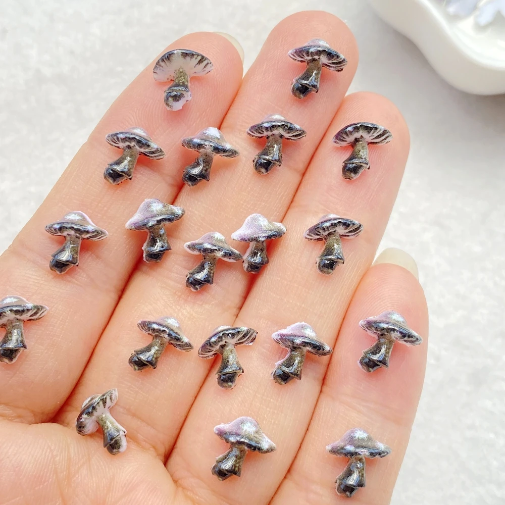 50pcs Resin Cute 3D mini Colorful Mushrooms Flat Back Rhinestone Scrapbook DIY Wedding Applique Decor Jewelry Accessories 50pcs Resin Cute 3D mini Colorful Mushrooms Flat Back Rhinestone Scrapbook DIY Wedding Applique Decor Jewelry Accessories
