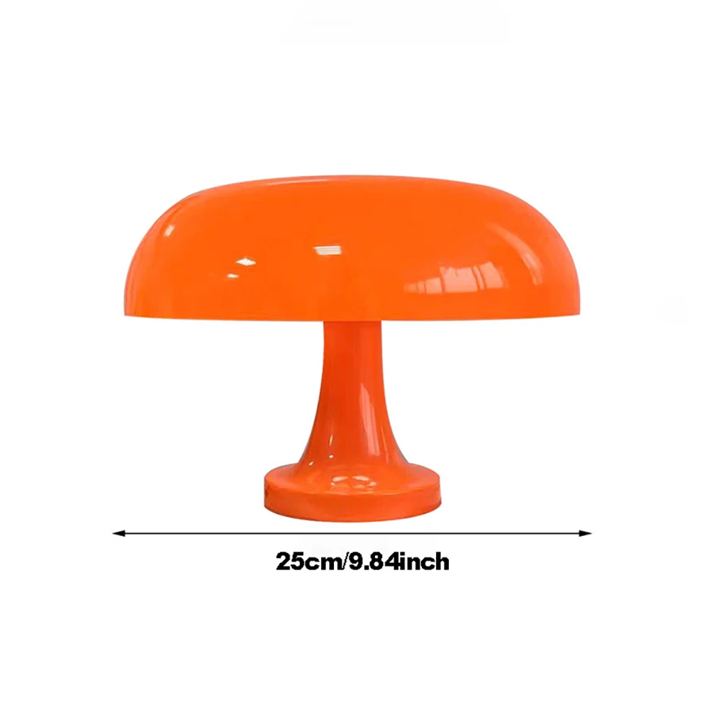 Mushroom table lamp minimalist modern bedroom bedside lamp Danish designer orange decorative table lamp Mushroom table lamp minimalist modern bedroom bedside lamp Danish designer orange decorative table lamp