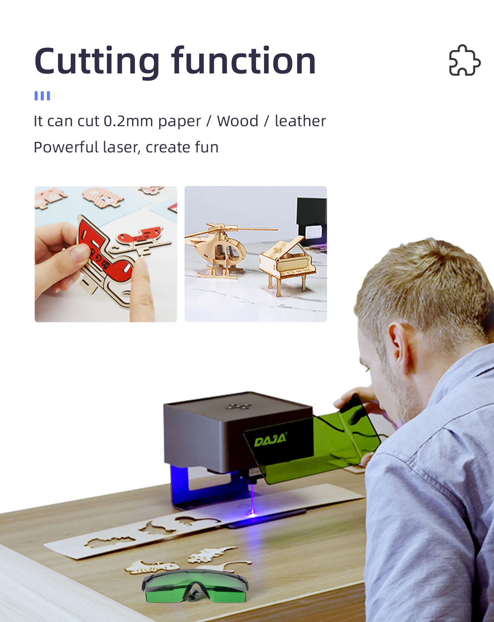 DAJA DJ6 Mini Portable Laser Engraver Diy Bluetooth Machine Painted Dog Tag Paper Leather Wooden Plastic Logo CNC Machine DAJA DJ6 Mini Portable Laser Engraver Diy Bluetooth Machine Painted Dog Tag Paper Leather Wooden Plastic Logo CNC Machine