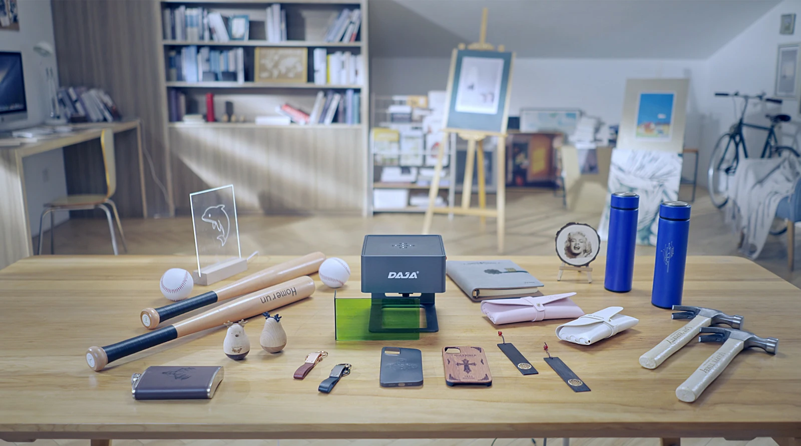 DAJA DJ6 Mini Portable Laser Engraver Diy Bluetooth Machine Painted Dog Tag Paper Leather Wooden Plastic Logo CNC Machine DAJA DJ6 Mini Portable Laser Engraver Diy Bluetooth Machine Painted Dog Tag Paper Leather Wooden Plastic Logo CNC Machine
