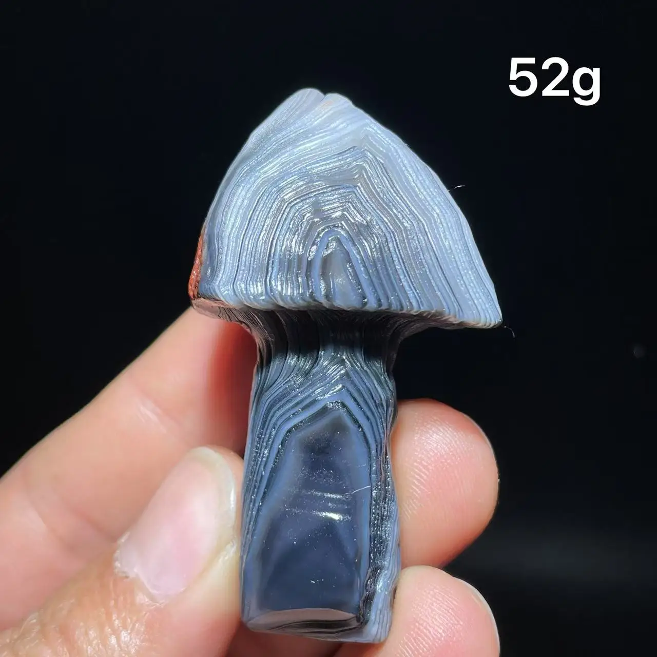 Natural  Agate mushroom Alxa Gobi Eye Mineral Specimen Energy Crystal Chakra Reiki Healing Stone Garden Decor