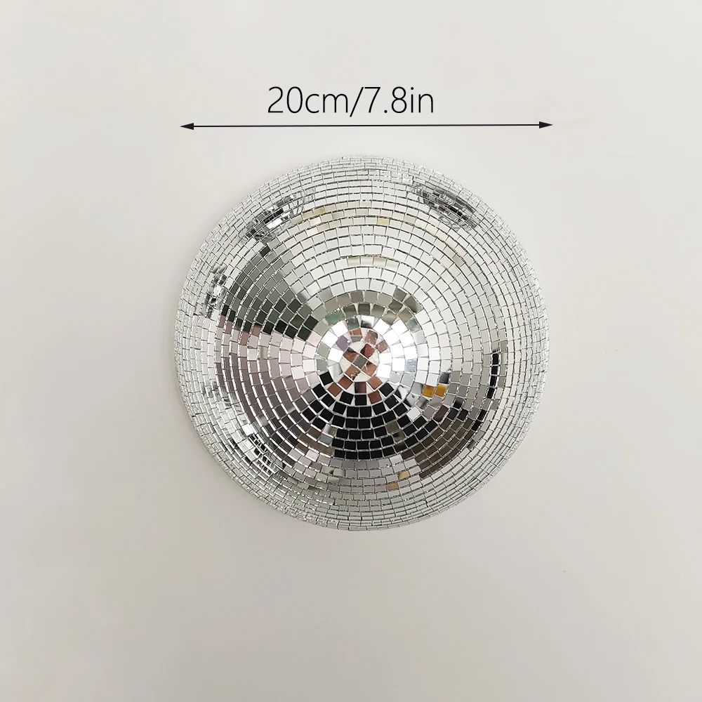 Wall Disco Ball Mirrored Designs Metallic Home Decor Mirror Ball Decoration For Wedding Disco Ball Semicircle Home Wall Art