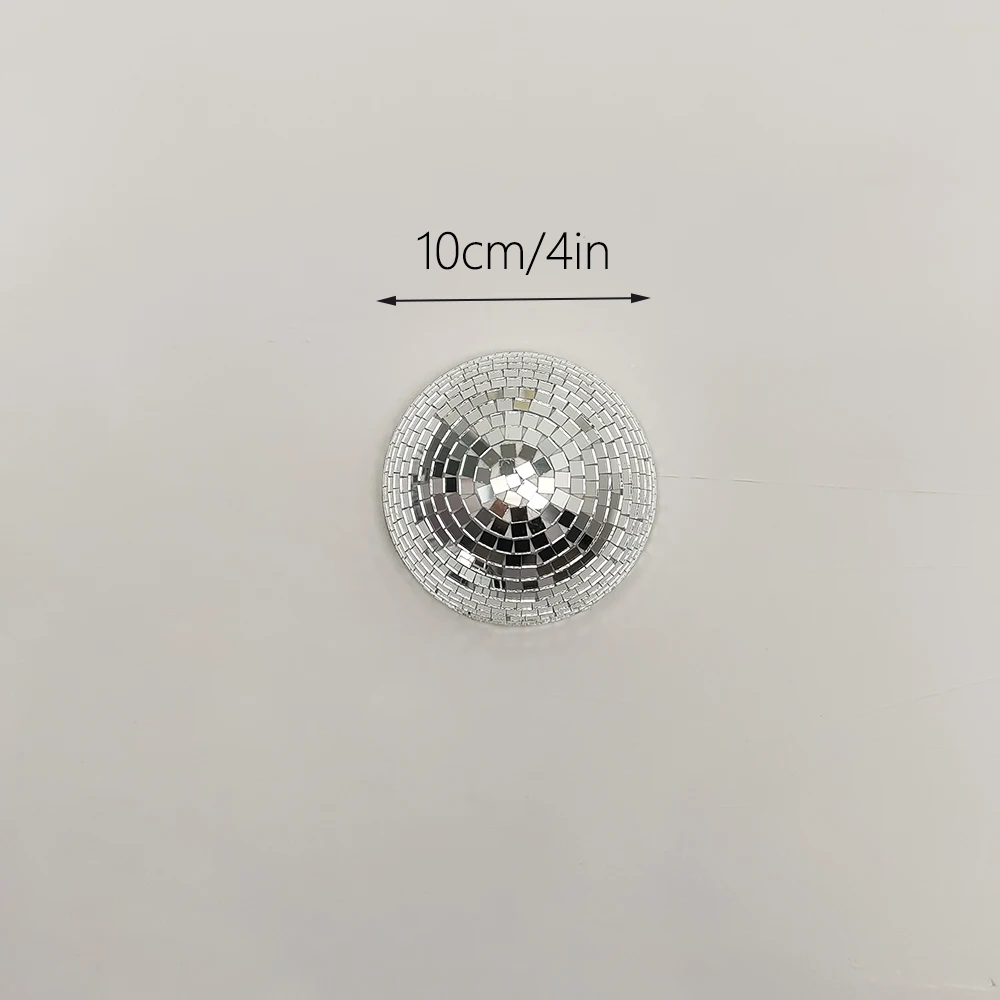 Wall Disco Ball Mirrored Designs Metallic Home Decor Mirror Ball Decoration For Wedding Disco Ball Semicircle Home Wall Art