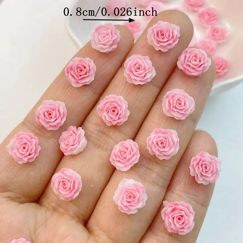 50Pcs Mixed Nail Art Resin Cartoon Pink Flowers Series Charms Rhinestones DIY Craft For Nail 3D Decorations Jewelry 50Pcs Mixed Nail Art Resin Cartoon Pink Flowers Series Charms Rhinestones DIY Craft For Nail 3D Decorations Jewelry